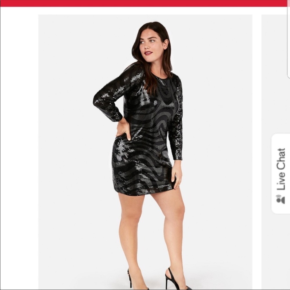 Express long sleeve LBD